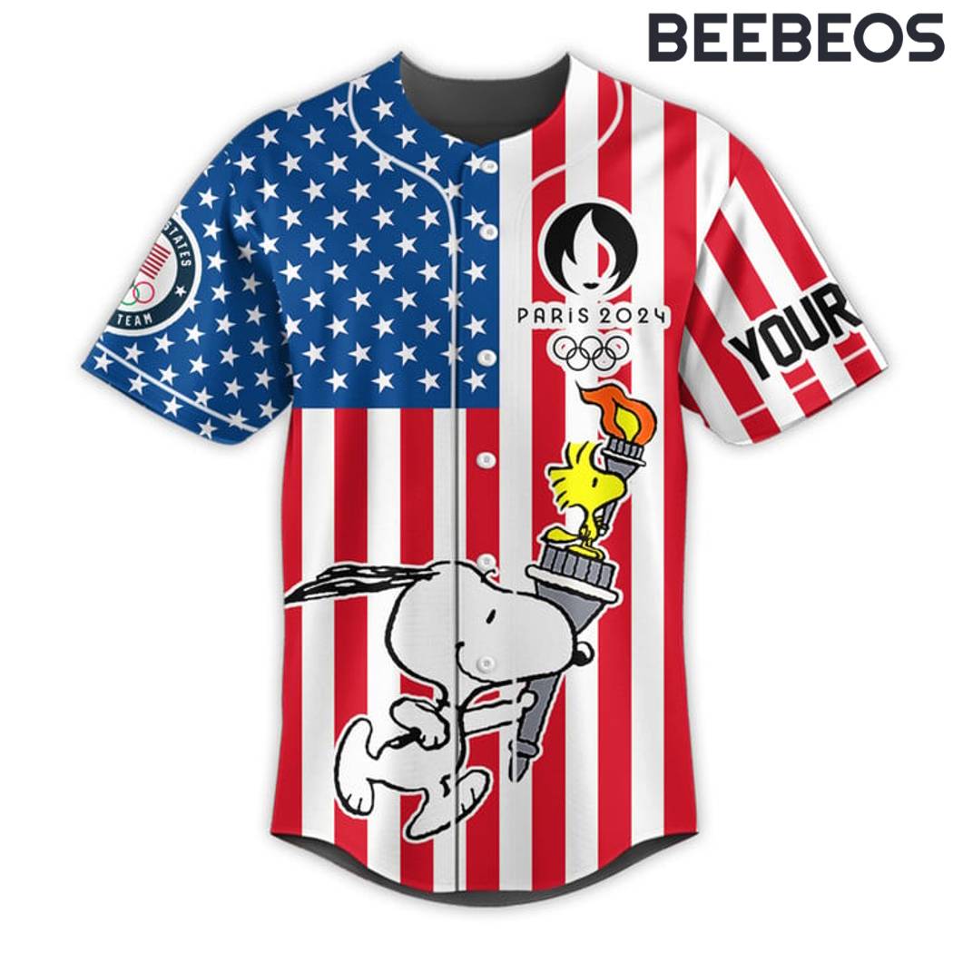 USA Olympic Team x Scooby Doo Paris 2024 Baseball Jersey