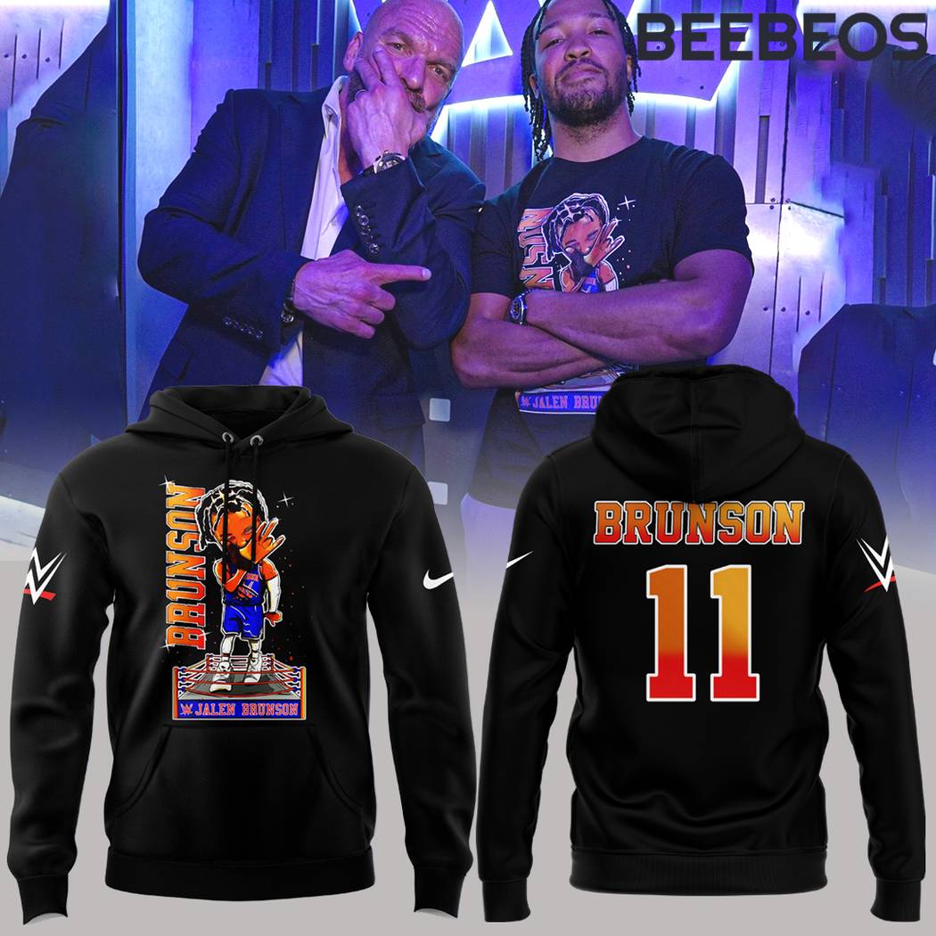 WWE Brunson x New York Knicks Black Hoodie