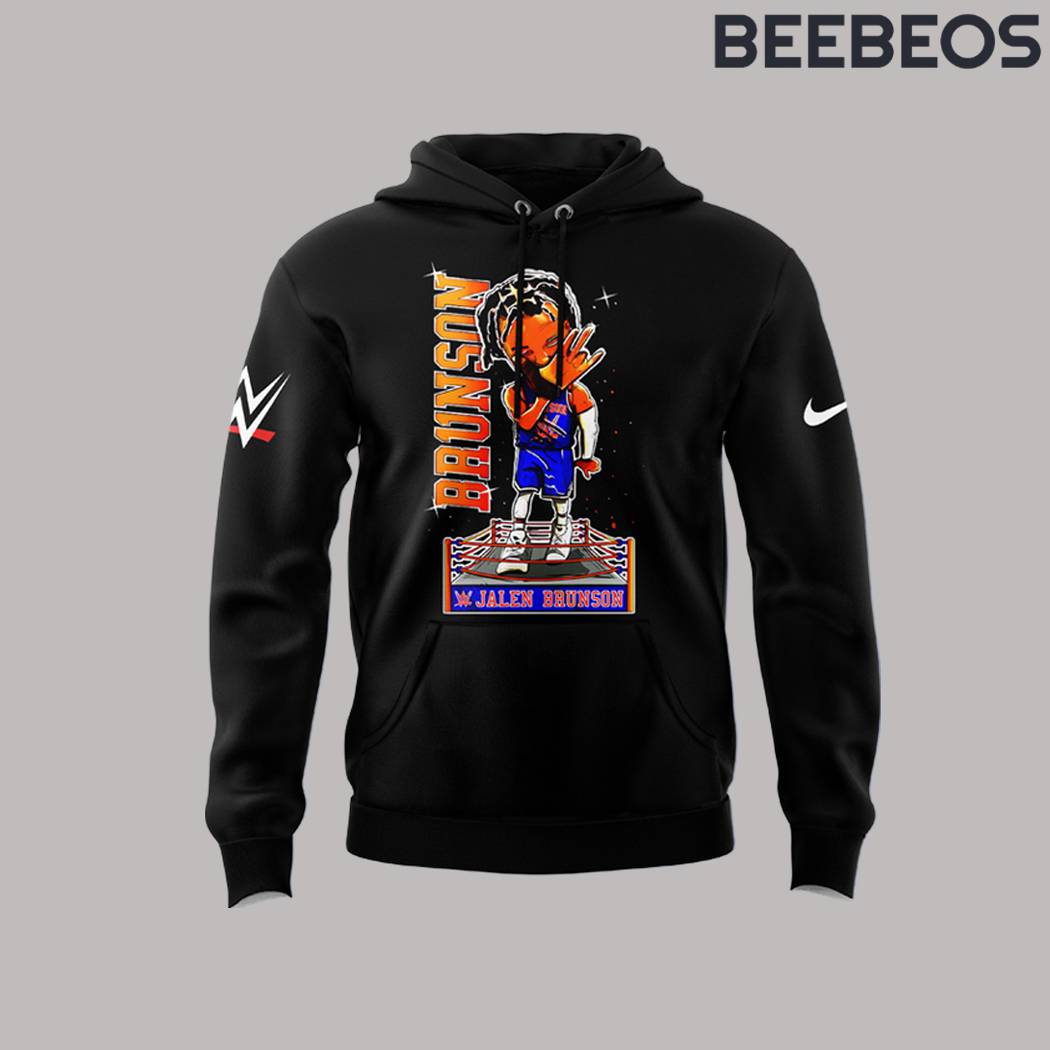 WWE Brunson x New York Knicks Black Hoodie