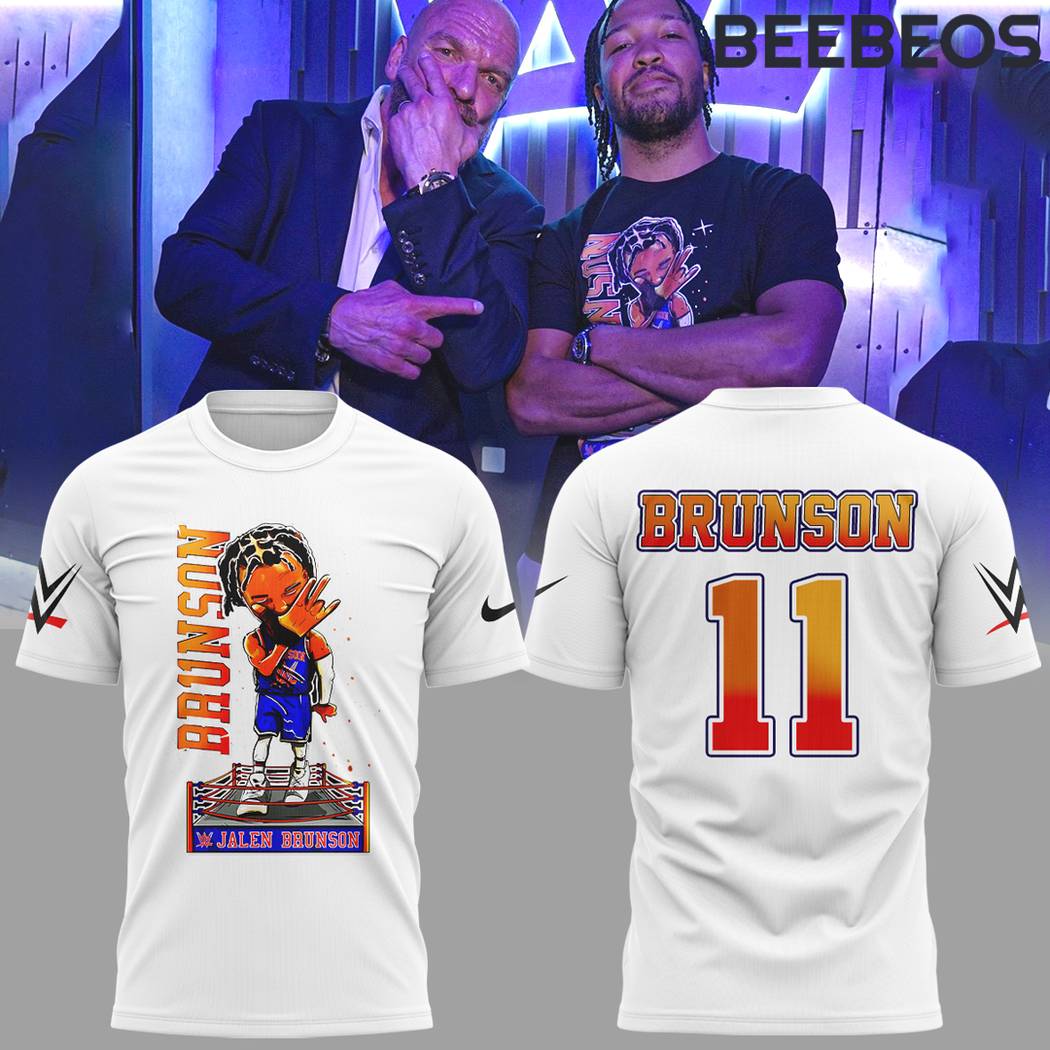 WWE Brunson x New York Knicks White T-Shirt