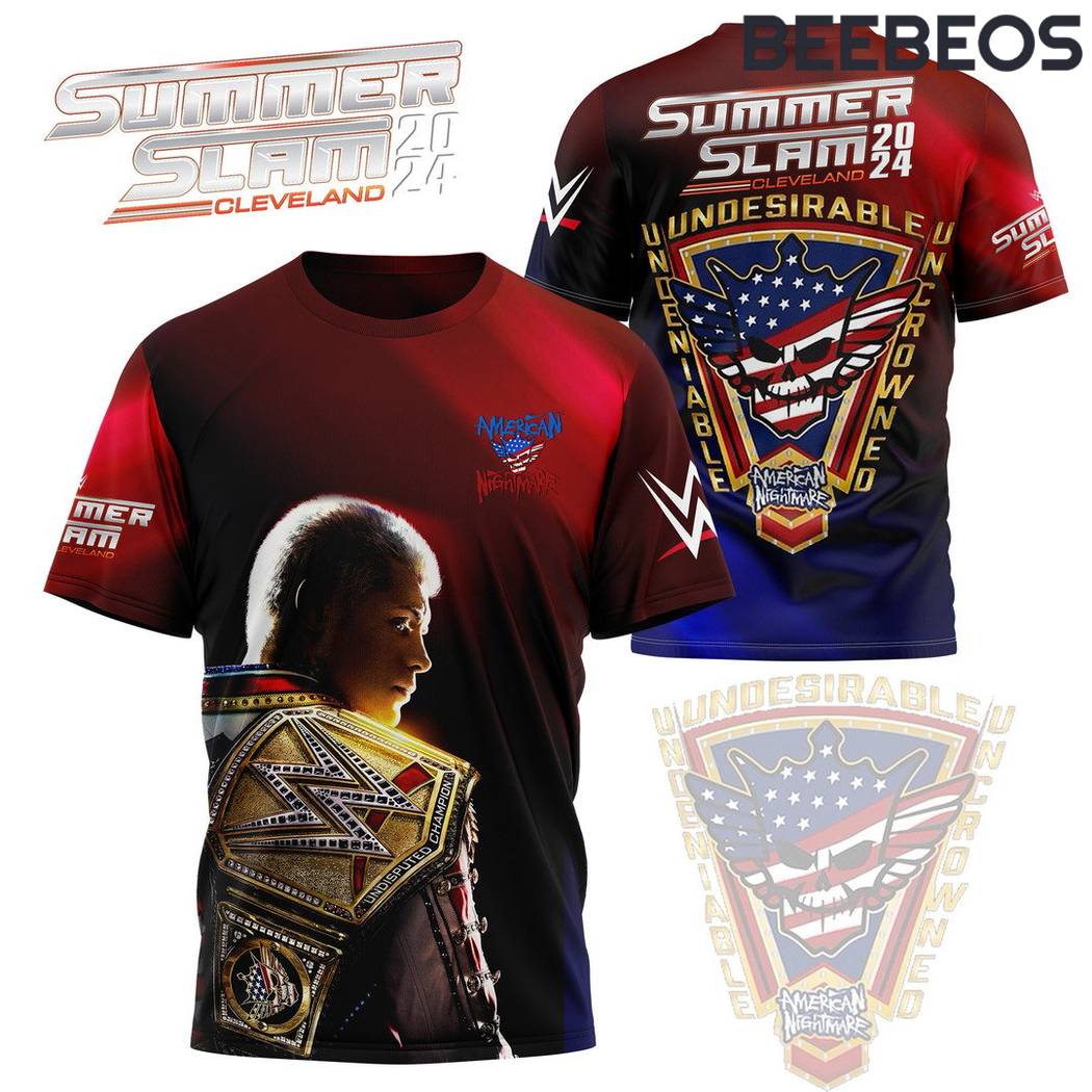 WWE Summer Slam Cleveland 2024 T-Shirt