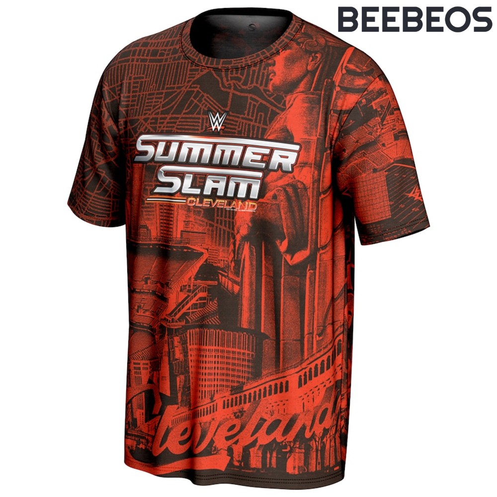 WWE SummerSlam 2024 Cleveland City T-Shirt