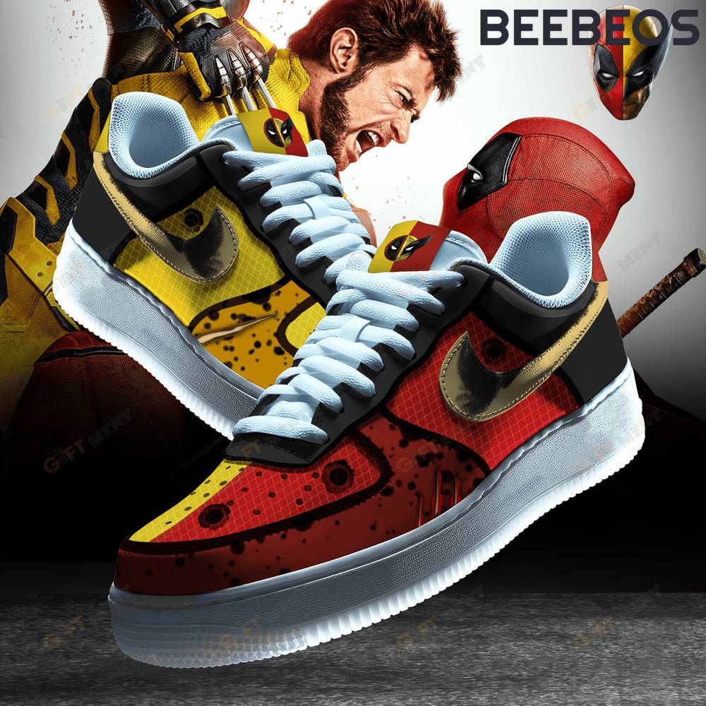 Wolverine x Deadpool Custom Air Force 1