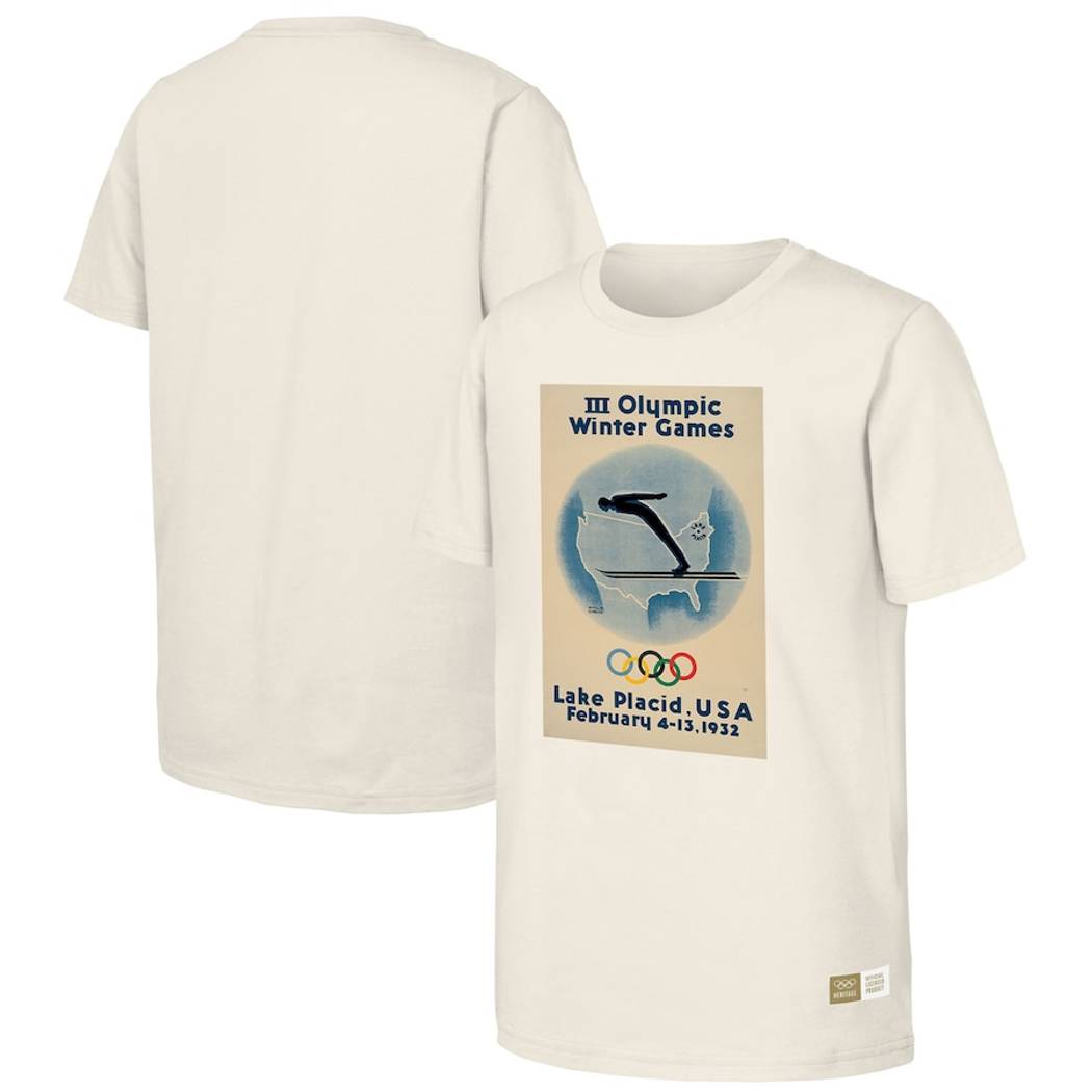 1932 Lake Placid Games Olympic Heritage T-Shirt