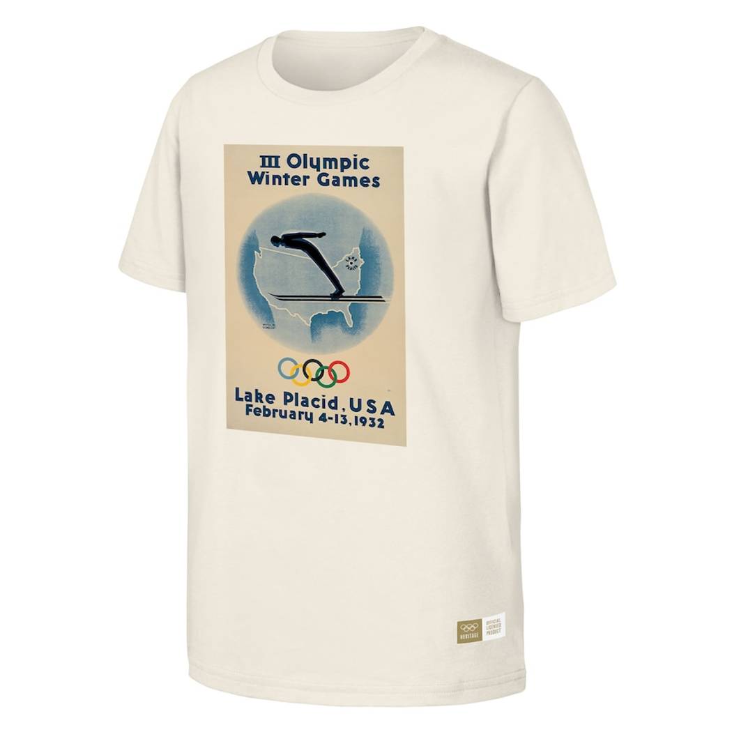 1932 Lake Placid Games Olympic Heritage T-Shirt