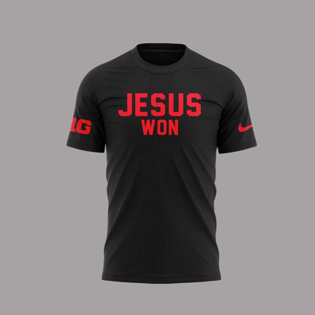 Ohio State Jesus Won 2024 Black T-Shirt