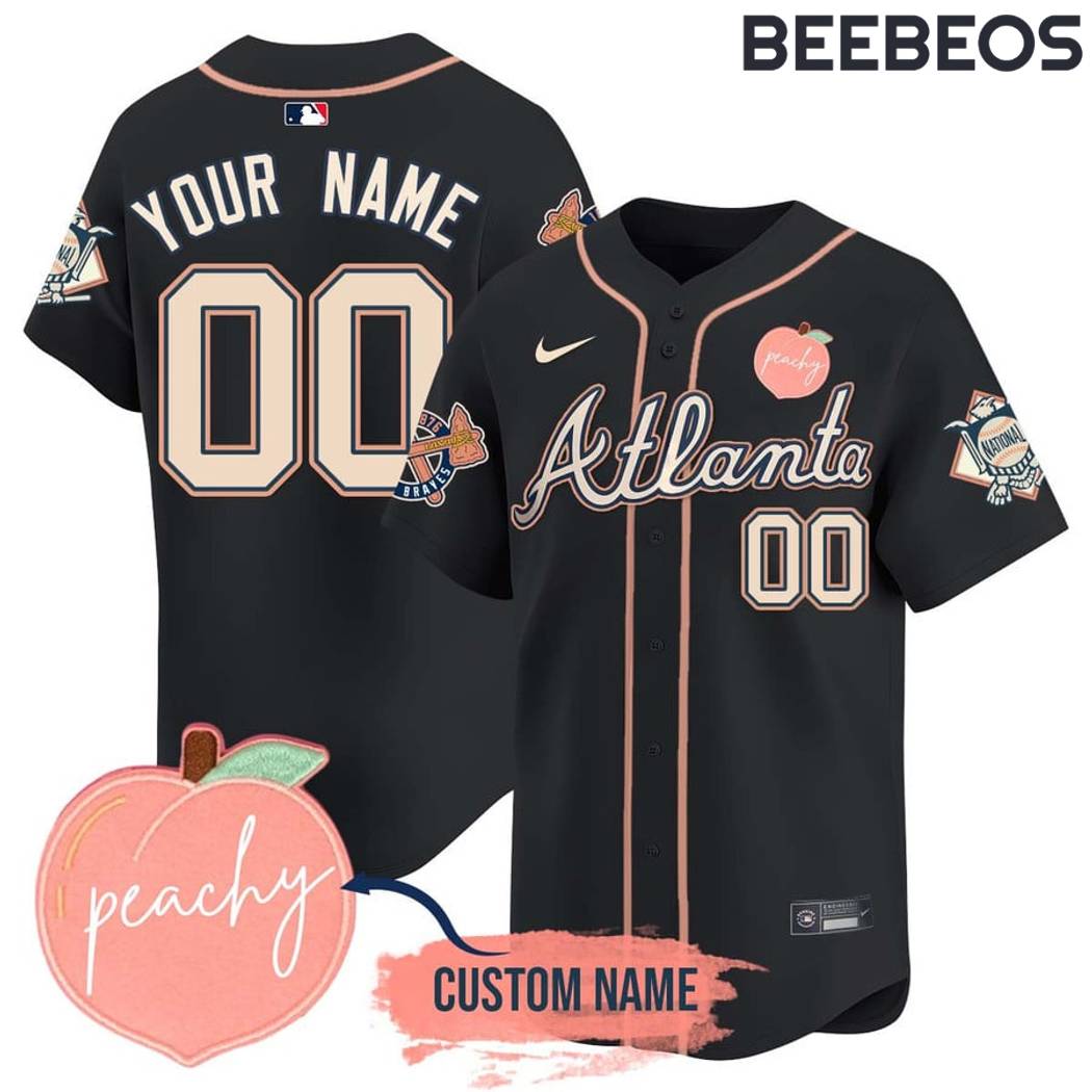 Atlanta Braves 2024 Peach Fuzz Baseball Jersey