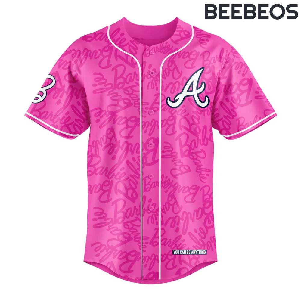 Atlanta Braves x Barbie Night Game Pink Jersey