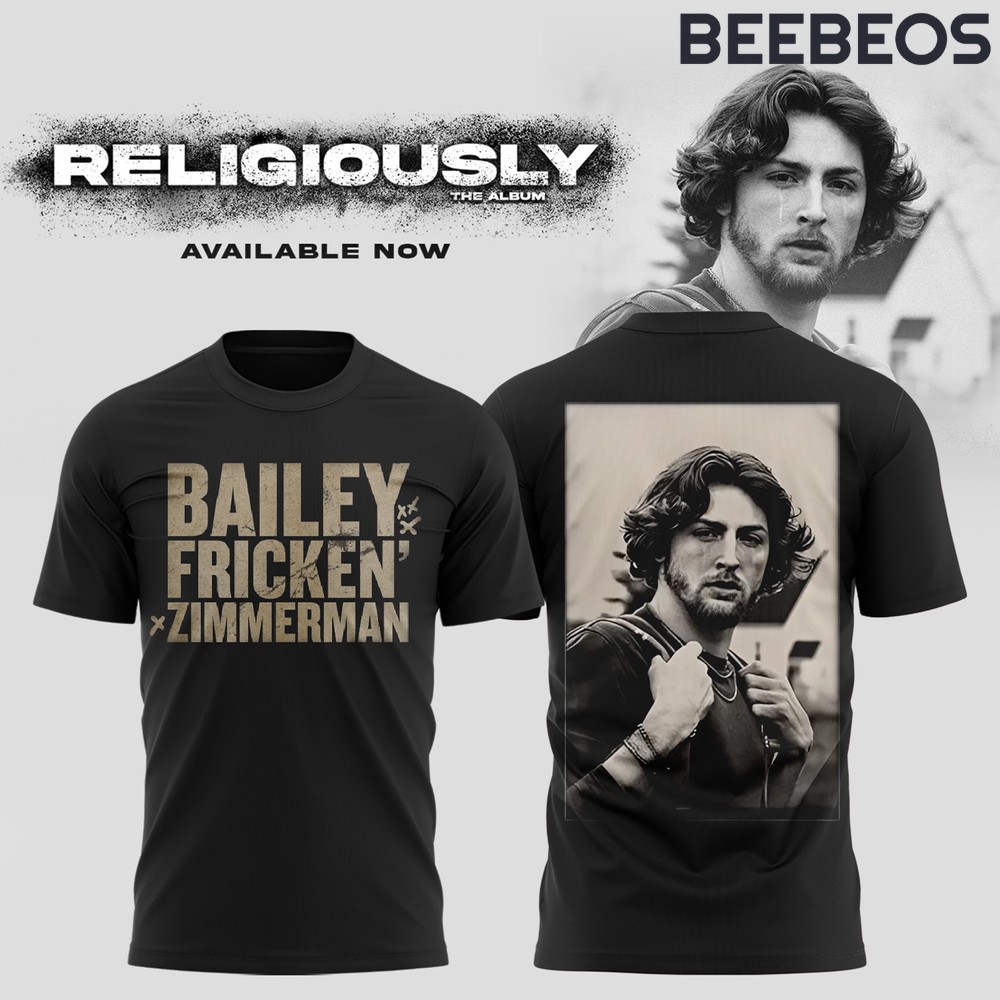 Bailey Zimmerman Religiously The Album T-Shirt