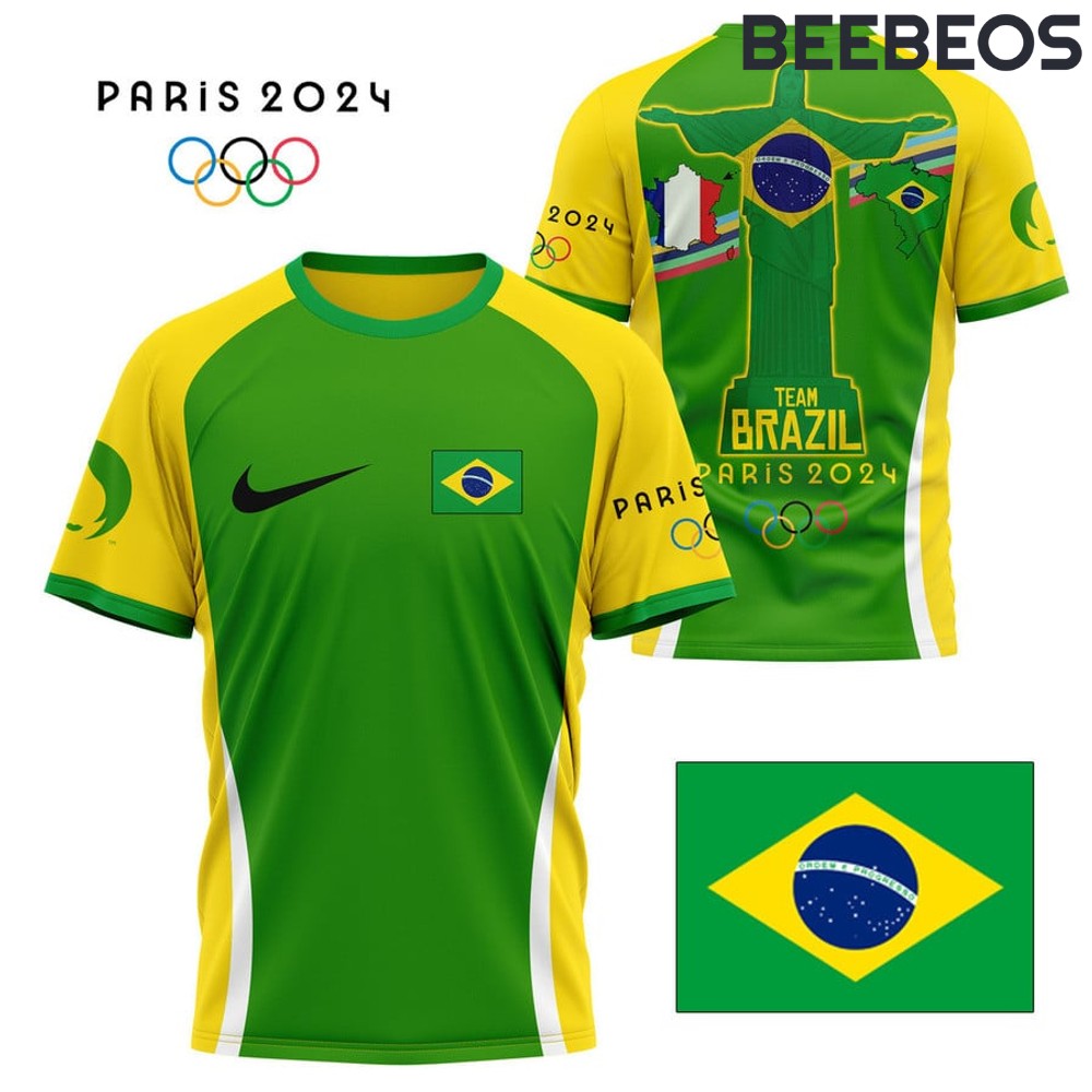 Brazil Olympic Team Paris 2024 T-Shirt