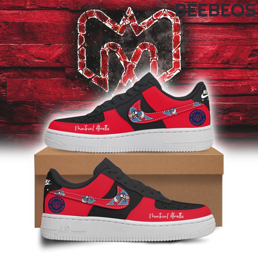 CFL Team Montreal Alouettes 2024 Red Air Force 1