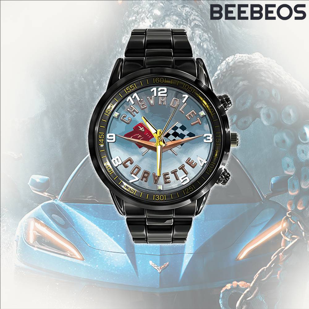 Chevrolet Corvette Stainless Steel Watch