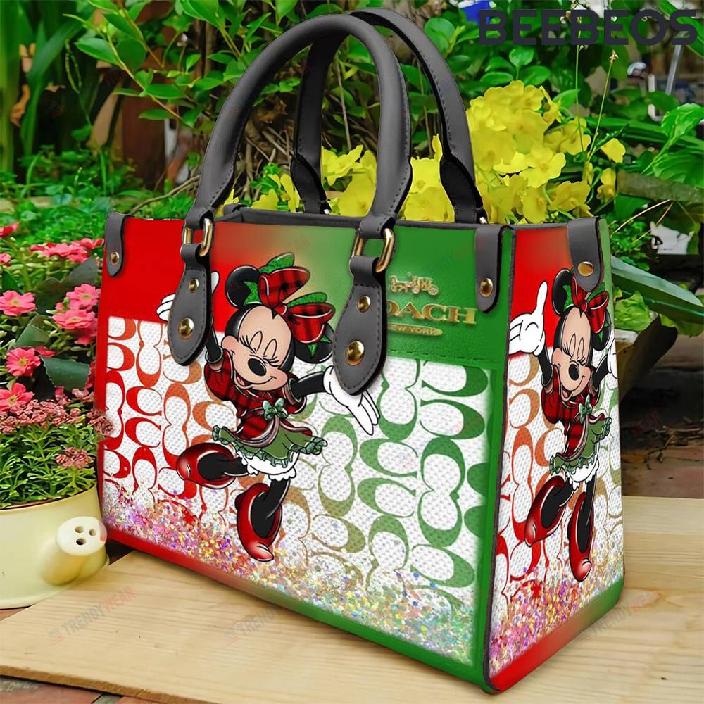 Coach Minnie Mouse Leather Handbag