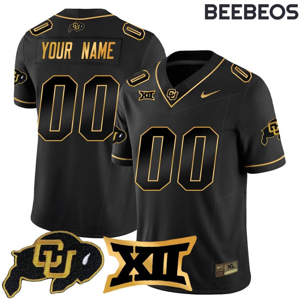 Colorado Buffaloes 2024 Limited Gold Football Jersey