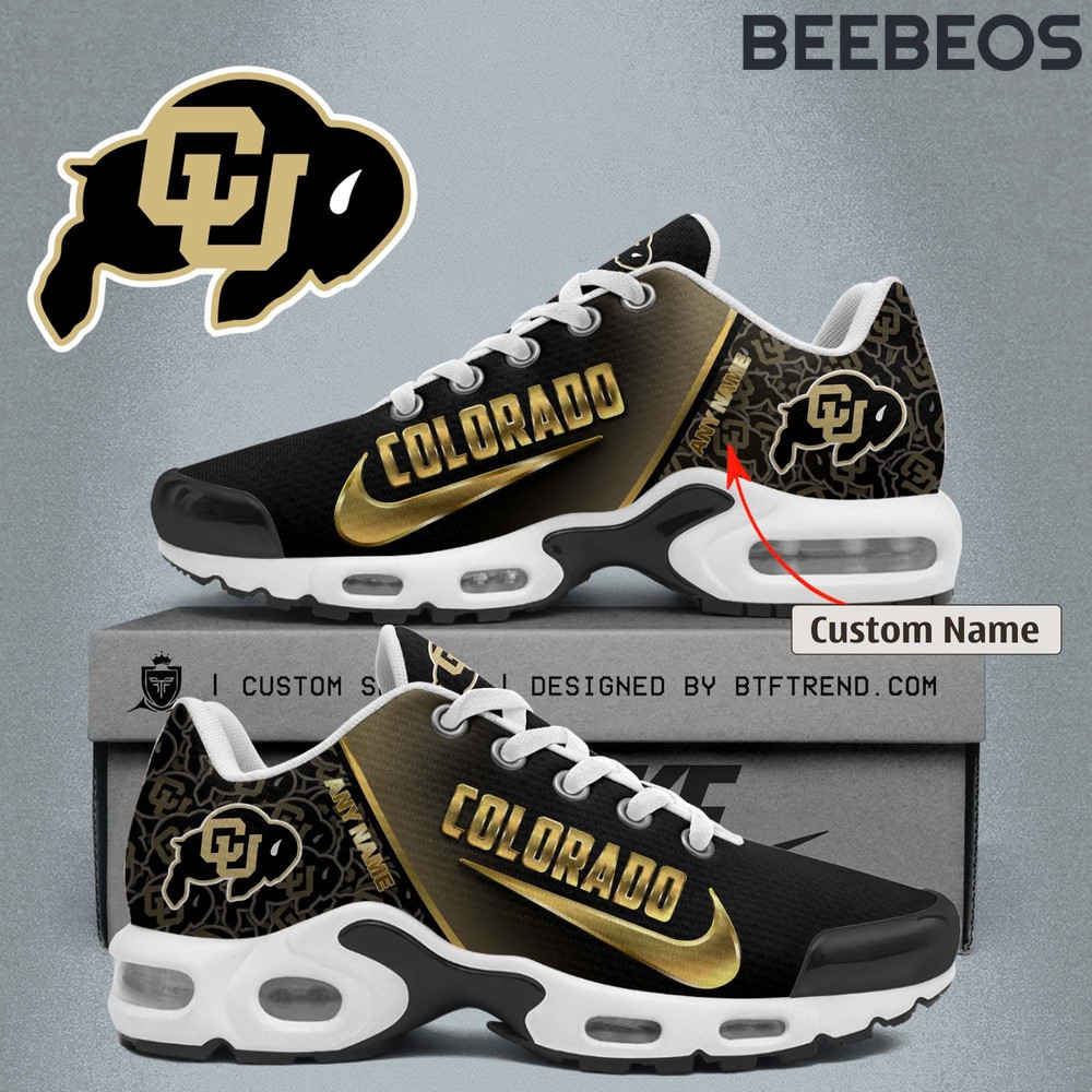 Colorado Buffaloes Personalized Air Max Shoes