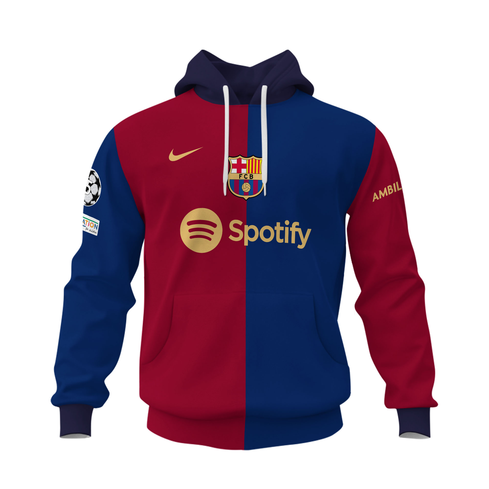 BARCELONA 2024-2025 Home Kits Hoodie