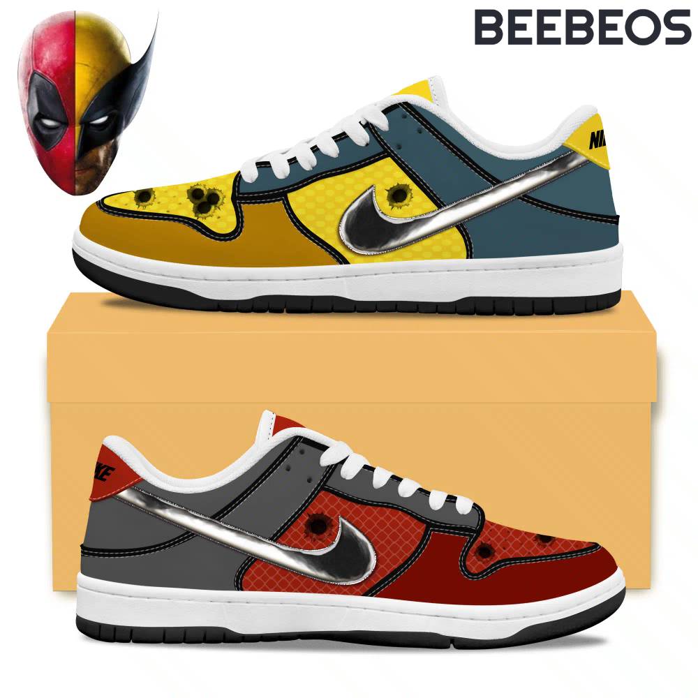 Deadpool Wolverine Dunk Low Sneaker