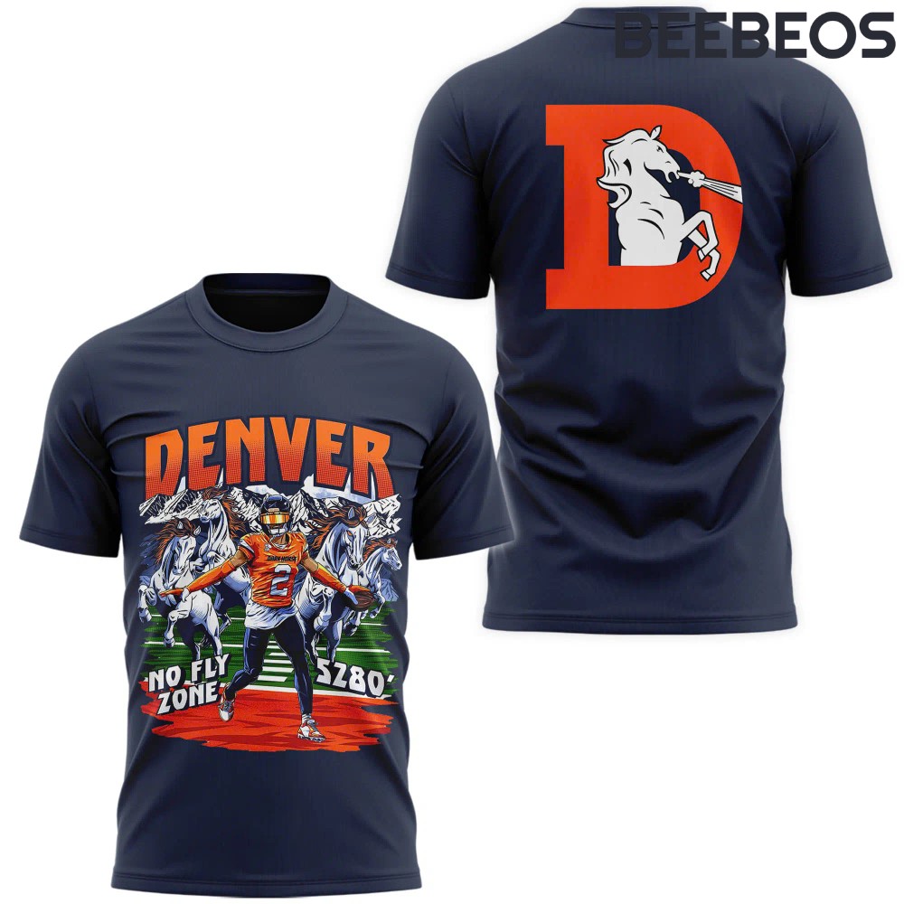 Denver Broncos x Dark Horse Navy Tee