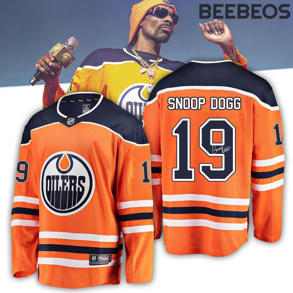 Edmonton Oilers x Snoop Dogg Black Special Edition 2024 Hockey Jersey