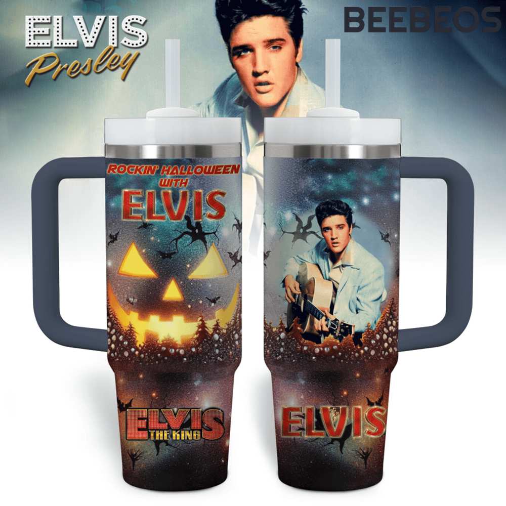 Elvis Presley Halloween Stanley Tumbler