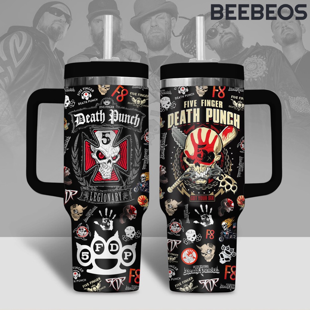 Five Finger Death Punch Black Stanley Tumbler