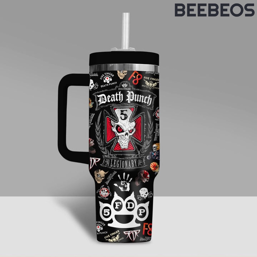 Five Finger Death Punch Black Stanley Tumbler