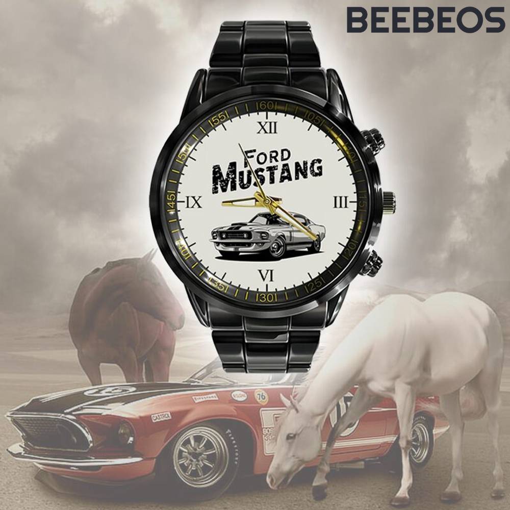 Ford Mustang Stainless Steel Watch