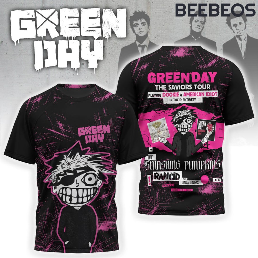 Green Day The Saviors Tour T-Shirt