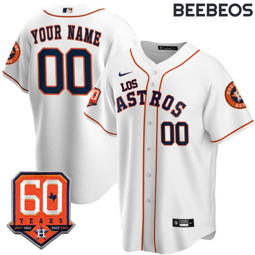 Houston Astros Los Astros Hispanic Heritage 60th Anniversary Baseball Jersey