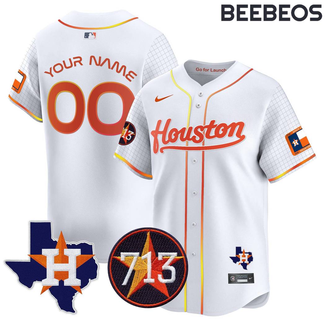 Houston Astros Space City 713 Baseball Jersey