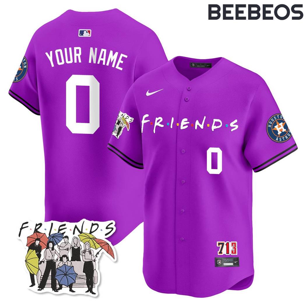 Houston Astros x FRIENDS Movie Baseball Jersey