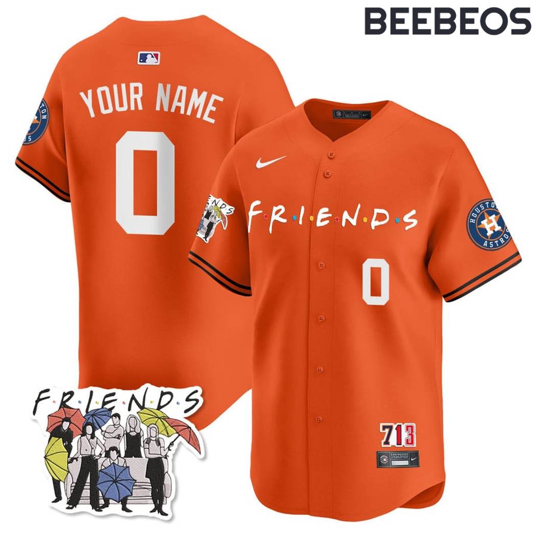 Houston Astros x FRIENDS Movie Baseball Jersey