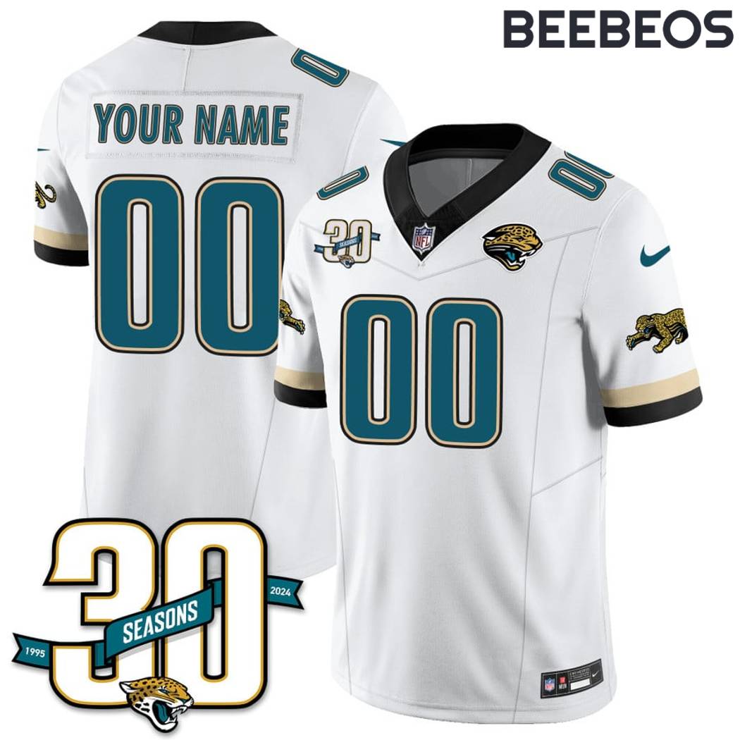 Jacksonville Jaguars 1990s Throwback Football Jersey