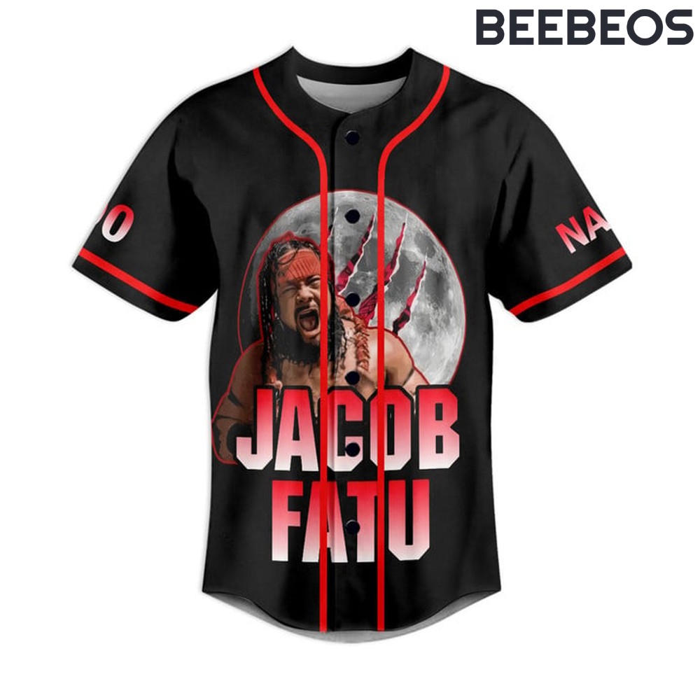 Jacob Fatu Samoan Destroyer Baseball Jersey