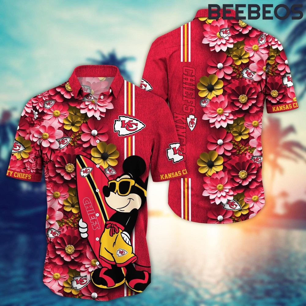 Kansas City Chiefs x Mickey Mouse Hawaiian Shirt