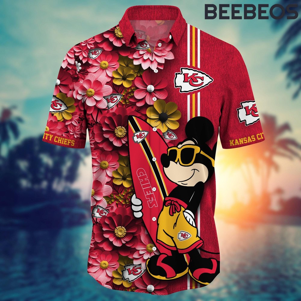 Kansas City Chiefs x Mickey Mouse Hawaiian Shirt