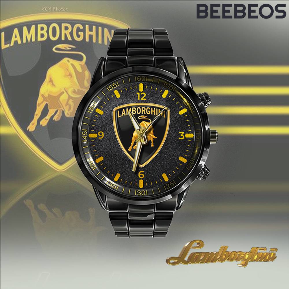 Lamborghini Automobili Stainless Steel Watch