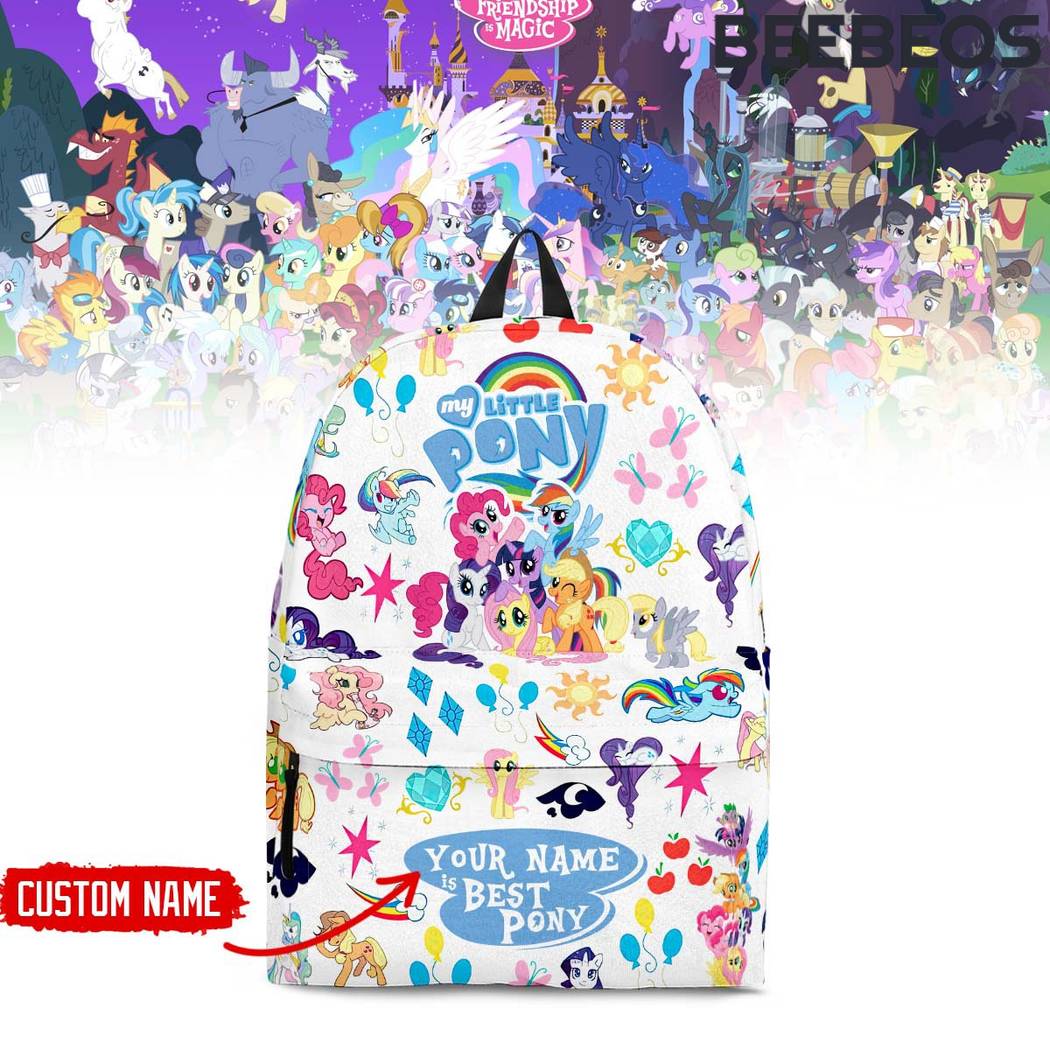 Little Pony Personalized Backpack