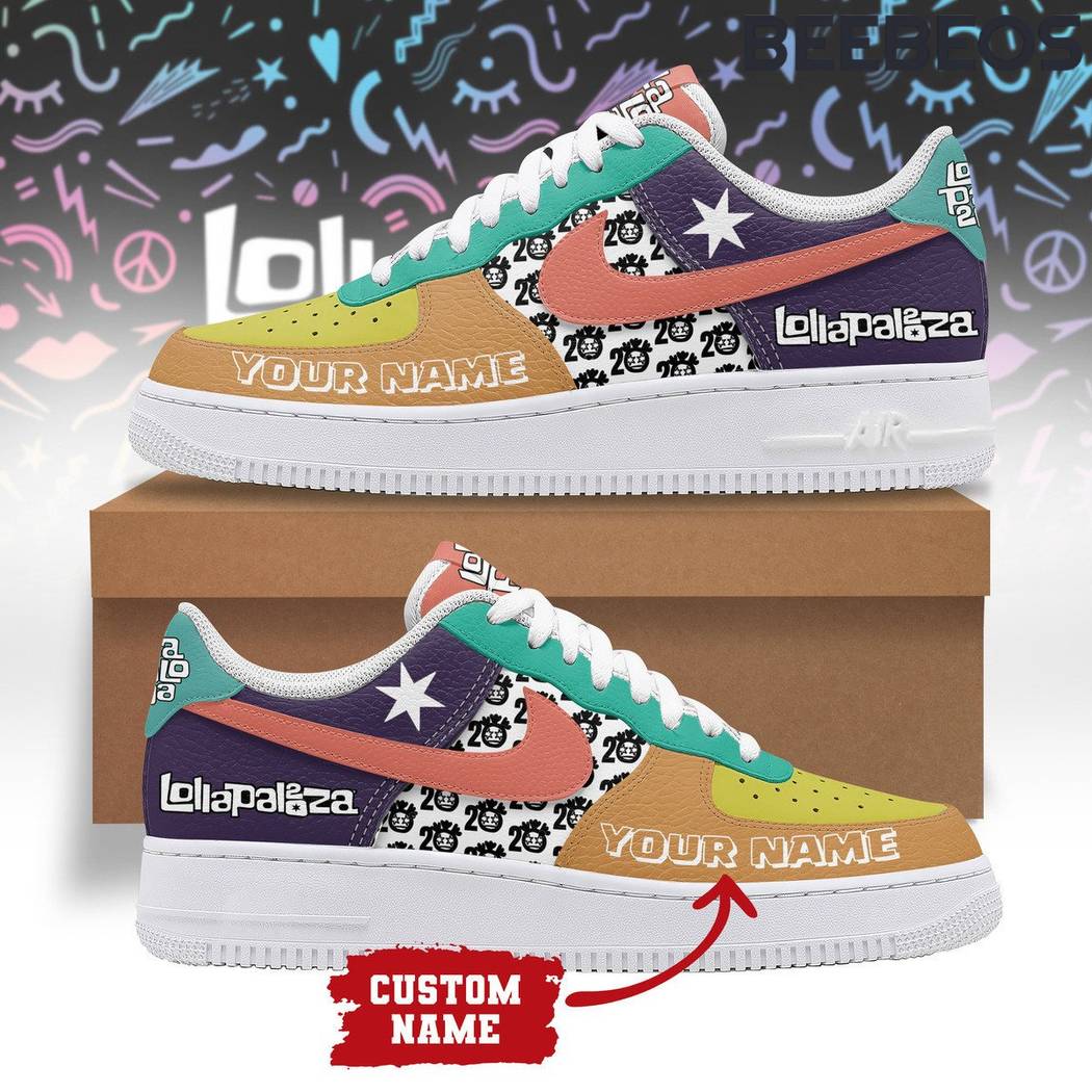 Lollapalooza Personalized Air Force 1