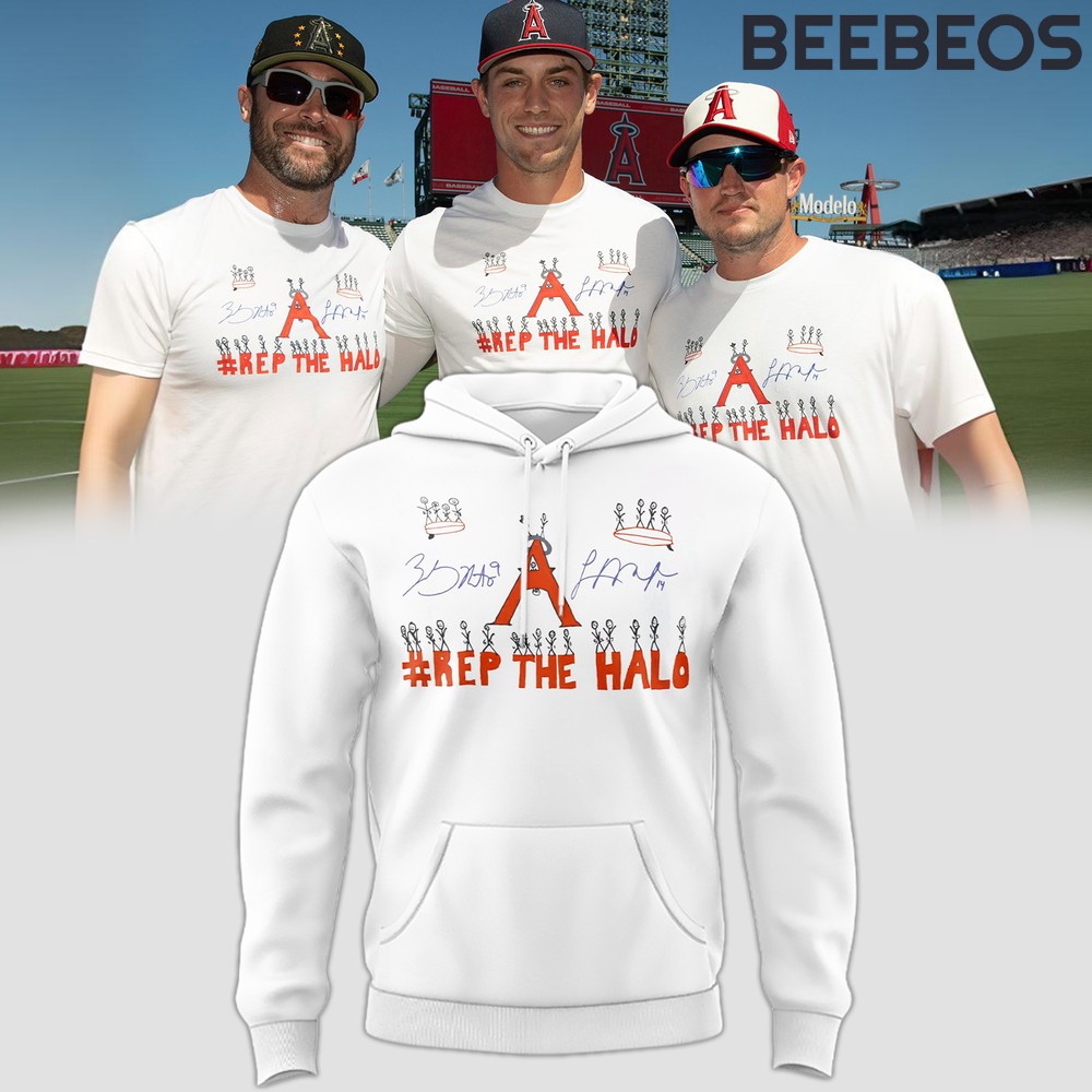 Los Angeles Angels Rep The Halo Hoodie Pants Cap