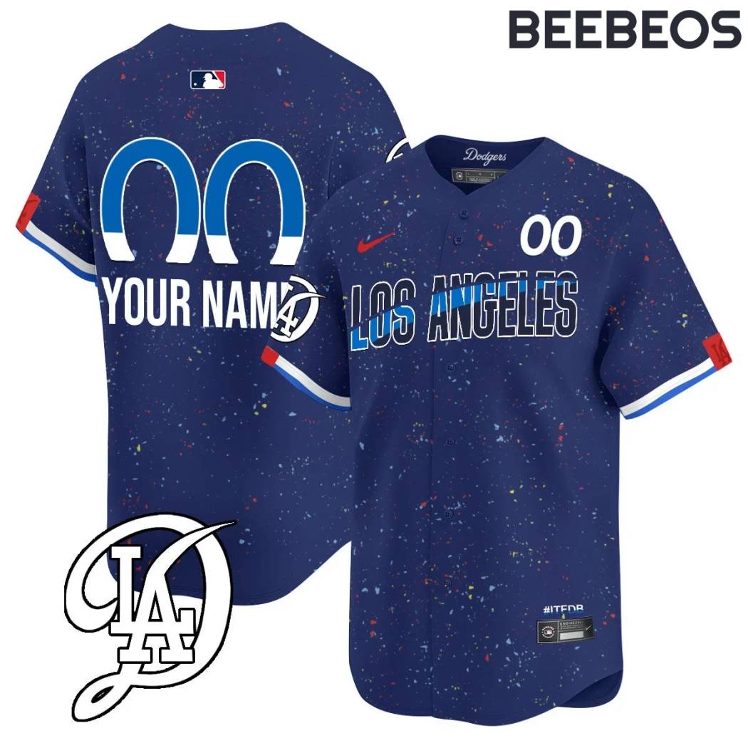 Los Angeles Dodgers 2024 City Connect Custom Baseball Jersey