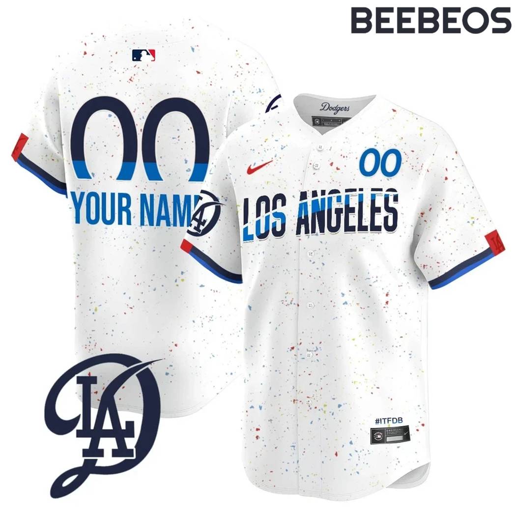 Los Angeles Dodgers 2024 City Connect Custom Baseball Jersey