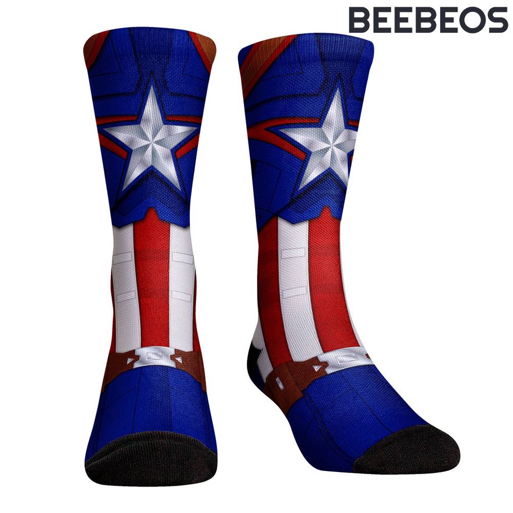 Marvel Captain America Hypesuit Crew Socks