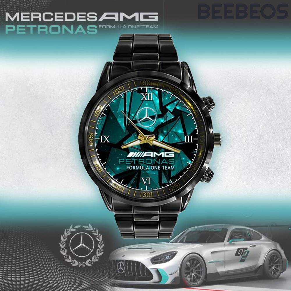 Mercedes Benz AMG PETRONAS F1 Team Stainless Steel Watch