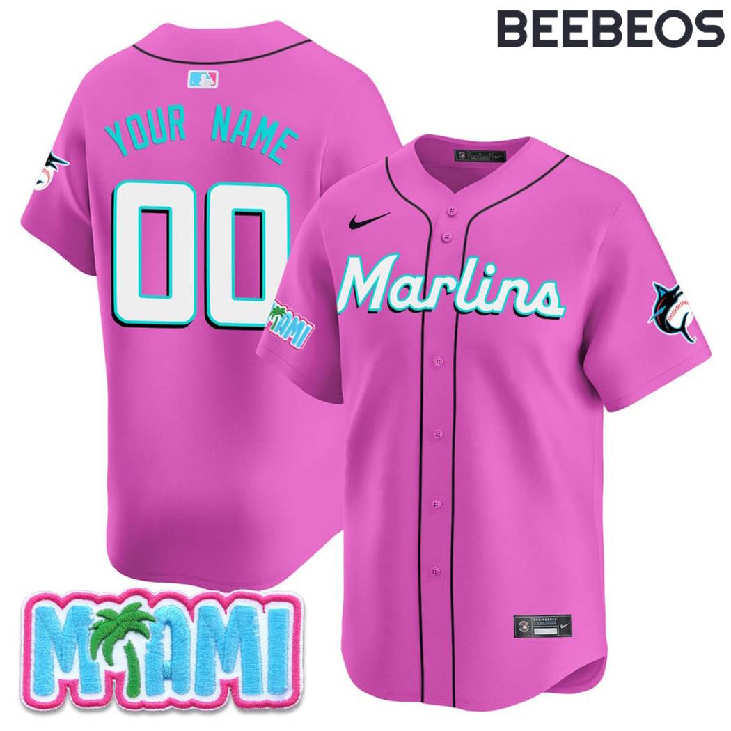 Miami Marlins Vice City Baseball Jersey