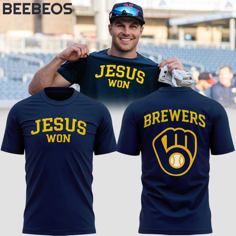 Milwaukee Brewers Jesus Won T-Shirt