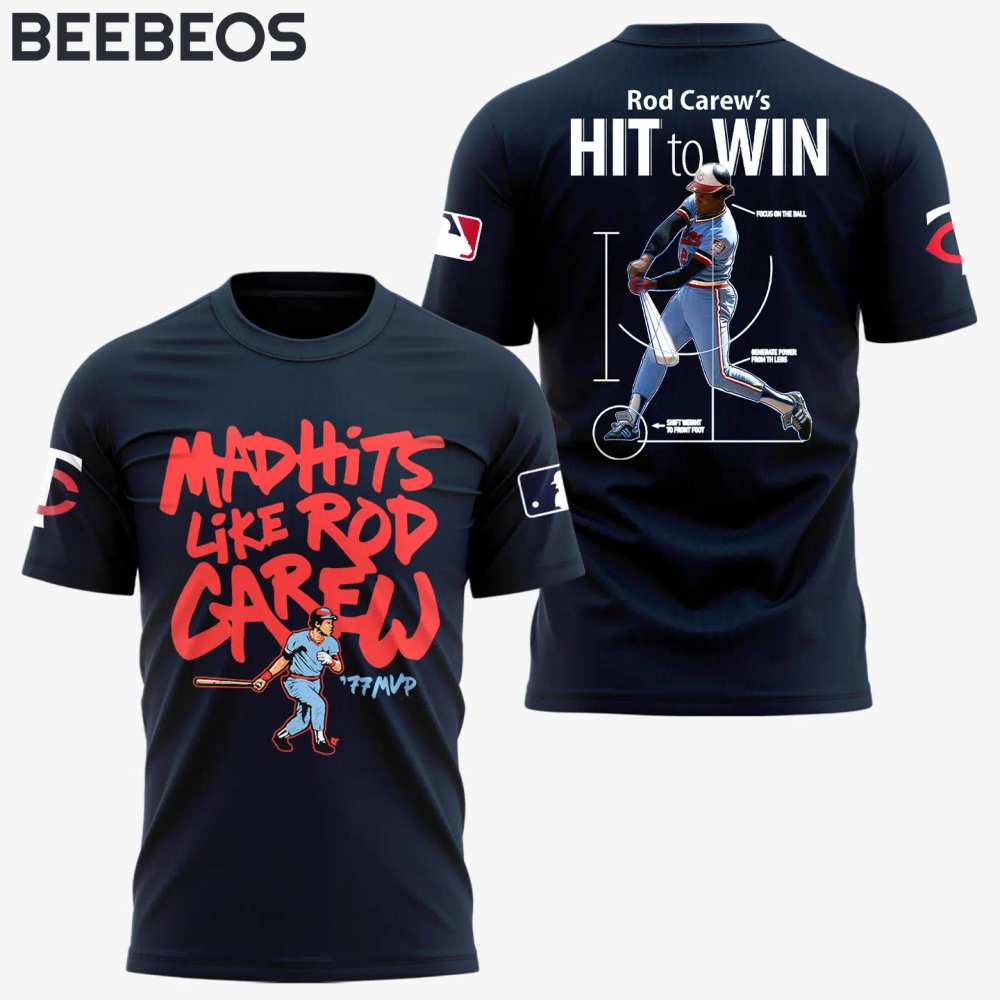 Minnesota Twins Rod Carew Madhits Shirt