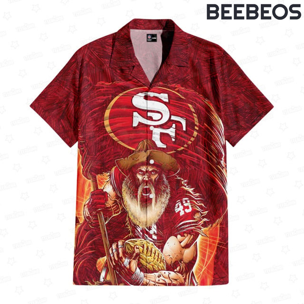 NFL San Francisco 49ers Blitz Hawaiian Shirt