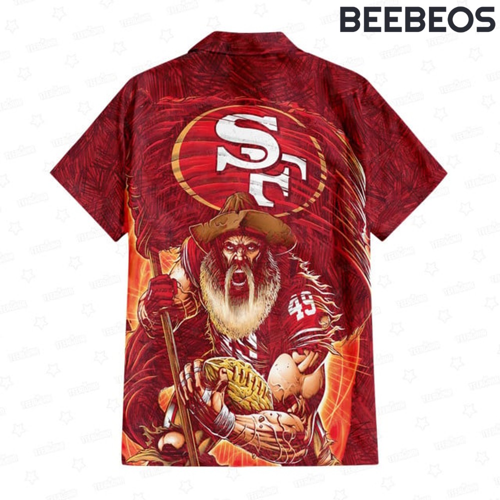 NFL San Francisco 49ers Blitz Hawaiian Shirt