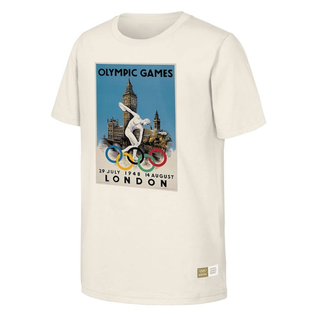 Natural 1948 London Games Olympic Heritage T-Shirt